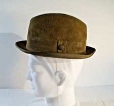 Vintage Men  s DOBBS NY Suede Fedora Style Hat 7 1/8   7 1/4