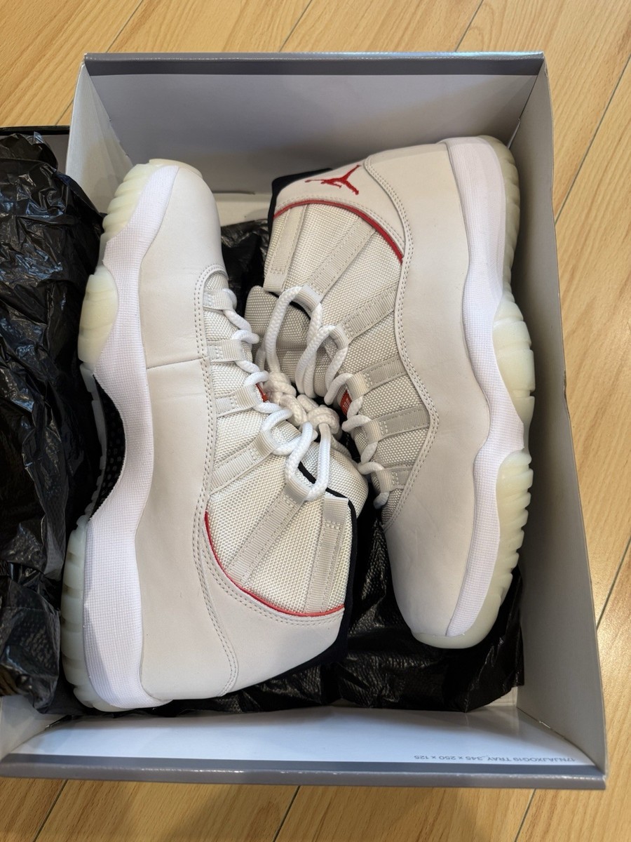 Jordan Air Jordan 11 Retro Platinum Tint University Red  display picture 1