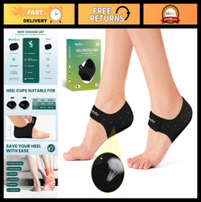Gel Heel Protector Cups for Plantar Fasciitis Relief, Achilles Tendonitis Suppor