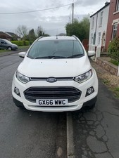 Ford Eco Sport White 2016 1.0 Ecoboost Titanium 5 Door Petrol Manual