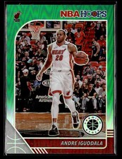 2019-20 Hoops Premium Stock #63 Andre Iguodala Prizms Green Card Miami Heat