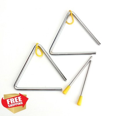 Foraineam 5 Inch Triangle Percussion w/ Striker 2pc