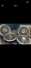 Used 14oldsmobile Cutless Supreme Wire Hubcaps Oem Set Of 4 Vintage Original
