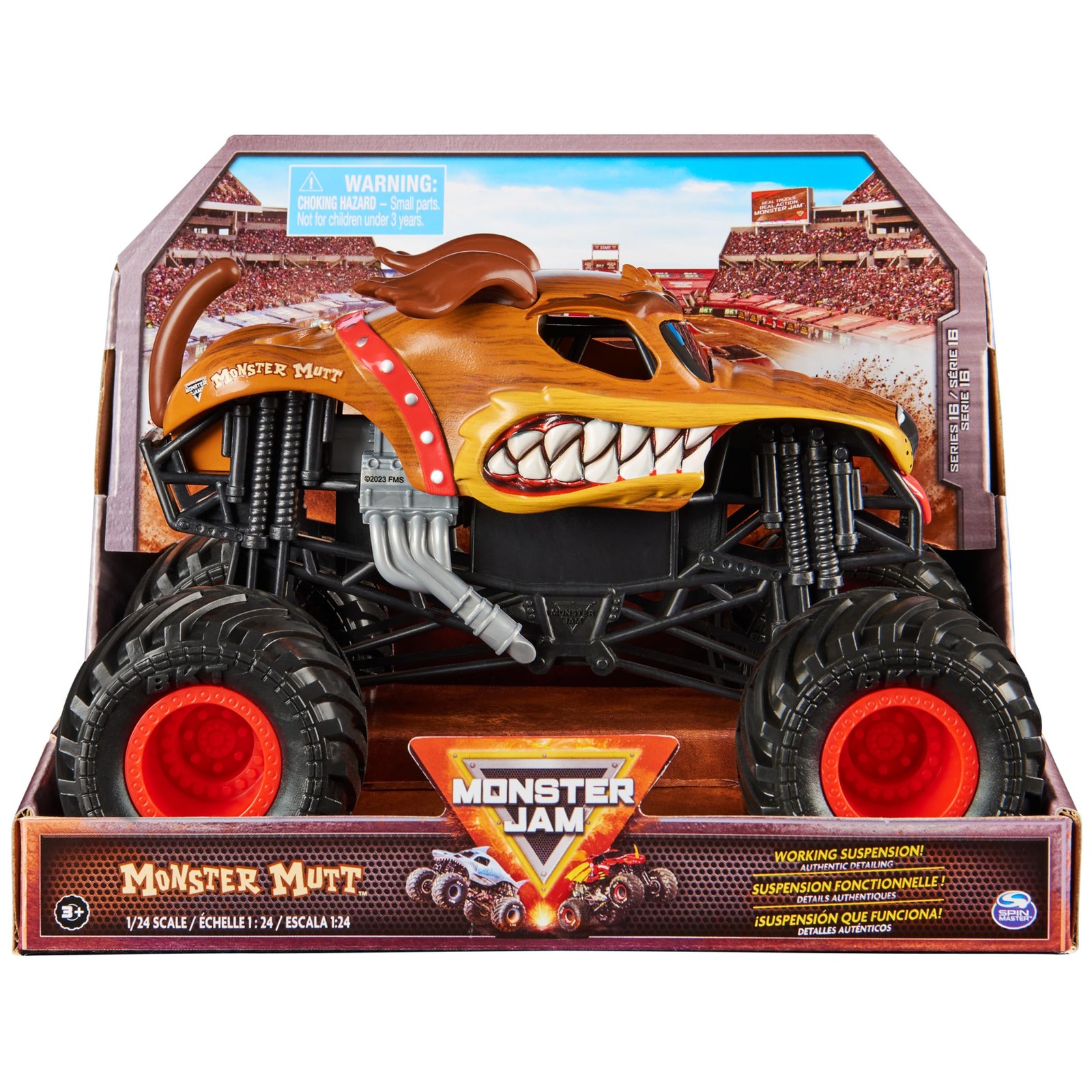 , Official Monster Mutt Dalmatian Monster Truck, Collector Die-Cast Vehicle, ...