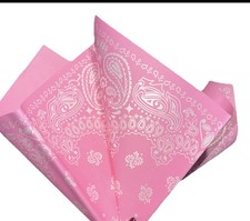 Korean Flower Wrapping Paper   20 Sheets  4 Bandana Style Prints  Waterproof