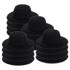 2 PCS Snowman Hats for Crafts Mini Top Black Miniature Doll Accessories