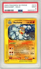 MACHAMP E-Series Skyridge Crystal Holo H15/H32 2003 POKEMON PSA 9 (LOW POP) on eBay