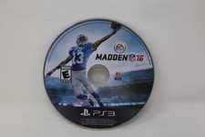 Madden NFL 16 Sony Playstation 3 PS3 Disc Only