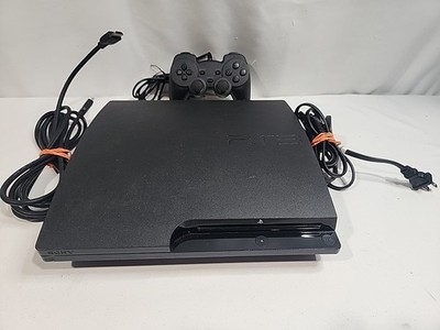 Sony PlayStation 3 PS3 Slim Console 160GB (3001A) w/Controller & Cables Working!