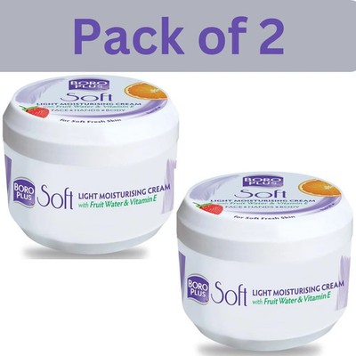BoroPlus Soft Light Moisturising Cream, Light & Non-sticky For Soft Skin 100 ml