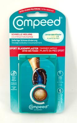 Compeed Sport Blasenpflaster - Unter den Füssen, 5 Stück