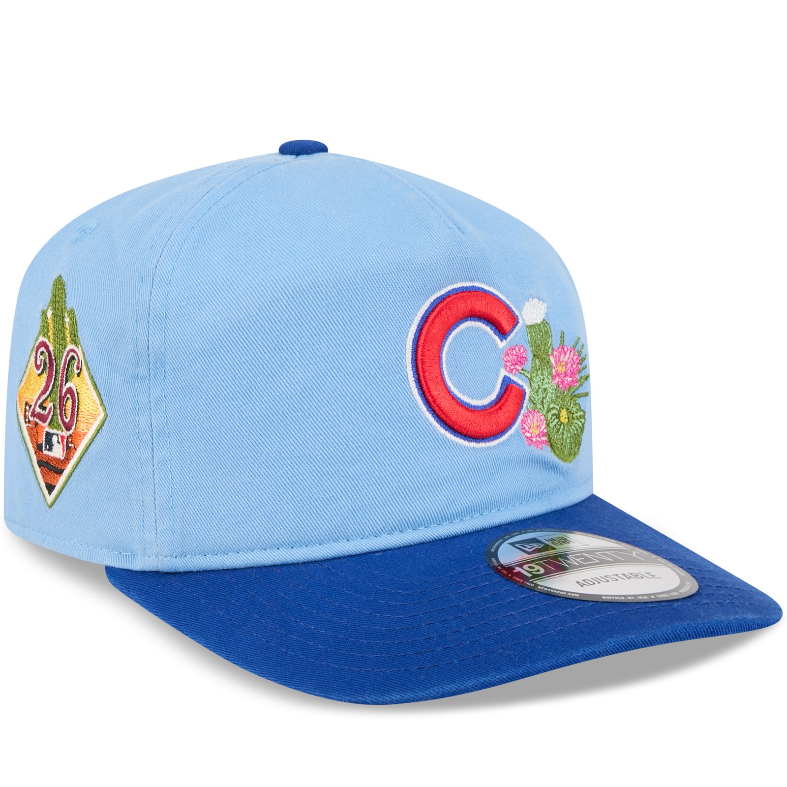 Men's New Era  Light Blue/Royal Chicago Cubs 2026 Spring Tra
