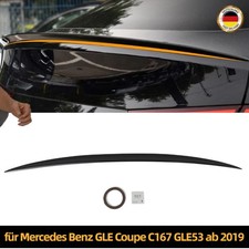 Schwarz Heckspoiler Heckfl&uuml;gel Spoiler f&uuml;r Mercedes Benz GLE Coupe C167 2019 