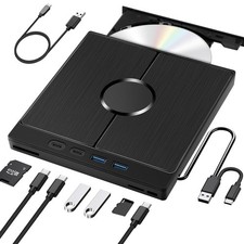 Masterizzatore DVD Esterno,Lettore CD Esterno per PC Portatile,Lettore DVD Ester
