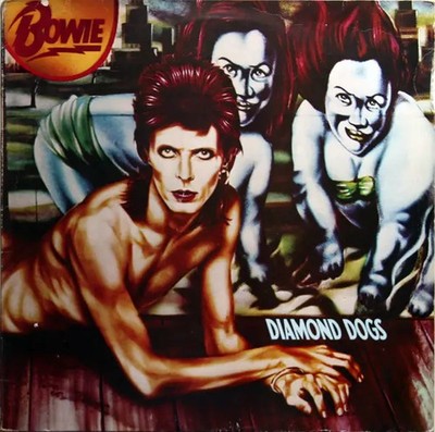 David Bowie Diamond Dogs LIGHT TAN LABELS RCA Victor Vinyl LP