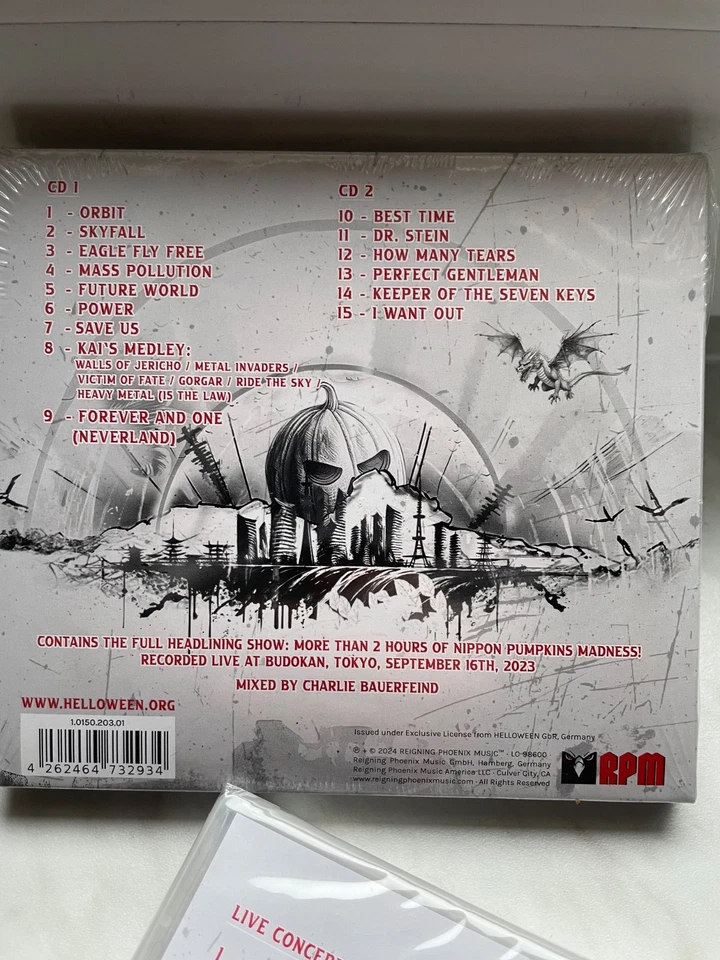 Helloween Live CD OVP Heavy Metal Power Speed Running Wild Gamma Ray U.D.O. - Bild 2 von 2