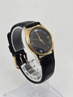 Vintage Seiko Quartz Gold Tone Watch For Parts Not Working New Battery Read