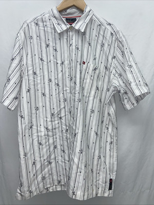 Quicksilver Short Sleeve Button Up Shirt Size Large L2