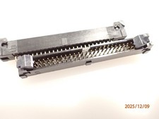 50 WAY Double Row PCB Header 50 Gold Contacts 2mm Pitch, Shrouded Header, x2pcs