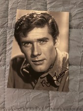 Actor ROBERT FULLER Signed 4x6 LARAMIE Photo AUTOGRAPH 1E