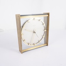 Kienzle Tischuhr automatic Messing Glas getestet