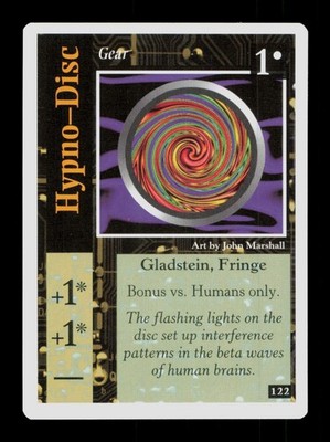 122 Hypno-Disc On The Edge CCG 1994 Trading Card TC