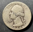 1944-P Silver Washington Quarter (Circulated) - (#2031) Very Fine Condition