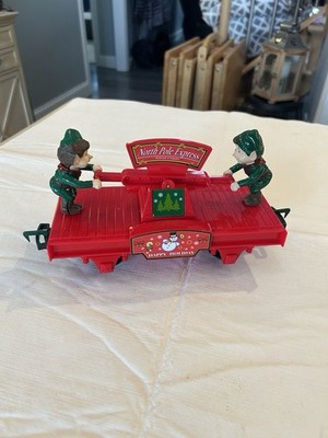 Eztec G Gauge Red PUMPING ELF HAND CAR Christmas Train North Pole Express Works