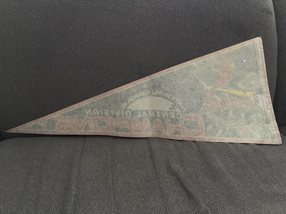 Banderín de los Cardenales de San Luis Campeones de la División Central MLB Béisbol 2005 Playoff Foto 2 de 2