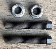 KTM Genuine Rear wheel adjuster bolts (M10x1.25x50) with lock nuts (M10x1.25)