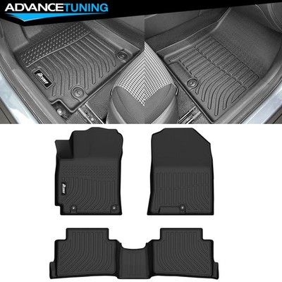For 18-23 Hyundai Kona 22-23 Kona N 3D Molded TPE Floor Mats All Weather Carpets