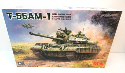 Ryefield RFM 1/35 T-55AM-1 5147 Tank  Model Kit Sealed Parts