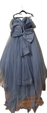 Blue Gown Dress With Blue Sparkles