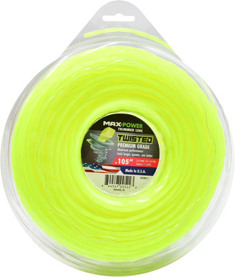 Maxpower 338815 Premium Twisted Trimmer Line, .105-Inch Diameter X 165-Foot Leng