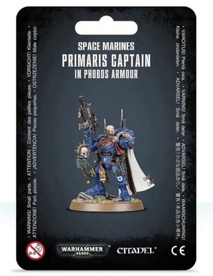 Primaris Captain In Phobos Armour - Space Marines - Brand New - Warhammer 40k GW