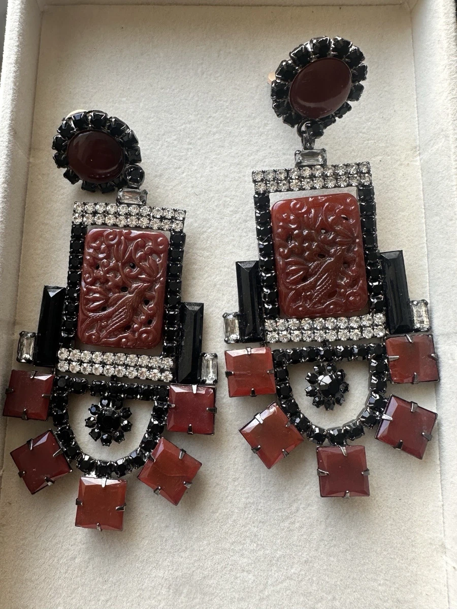 Broche Araignée Vintage Signée Lawrence VRBA - Strass Verts Et Transparents, Fait Main - Occasion Très Bon état