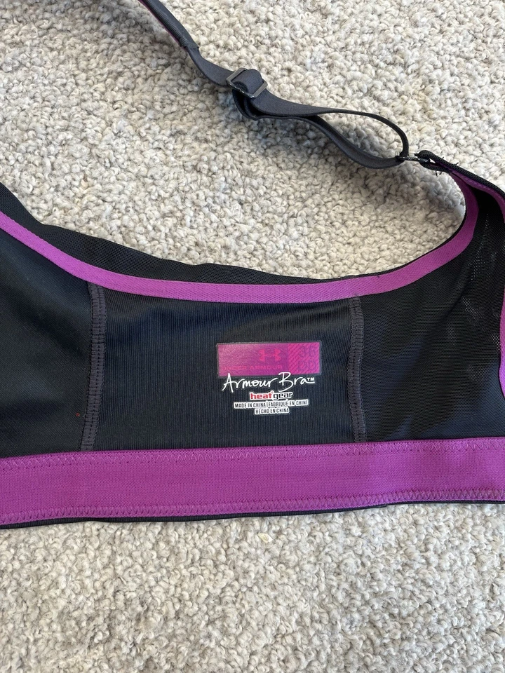 Bra Lot: Under Armour 36DD, Reebok L, Aerie L, Maiden form 36D - Image 3 of 4