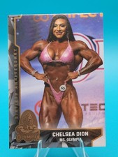 Tarjeta coleccionable Chelsea Dion 2023 Ms. Olympia base culturismo