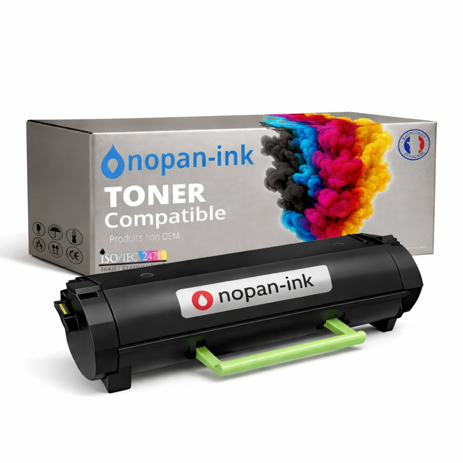 Toner compatible Lexmark 24B6035 Noir 16000 pages idéal pour le télétravail