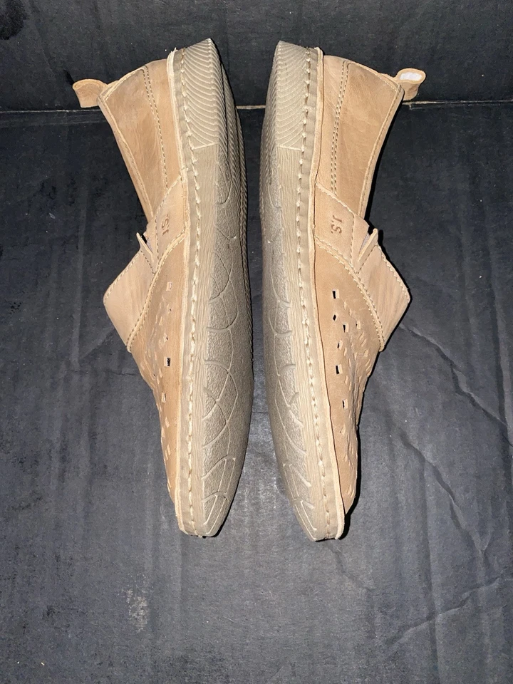 Josef Seibel Sofie Women brown perforated Leather Flats Slip On Shoes US 8.5 39 - Image 4 of 4