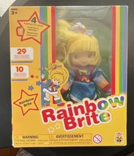 Rainbow Brite with 29 Articulation Points and 10 Accessories New