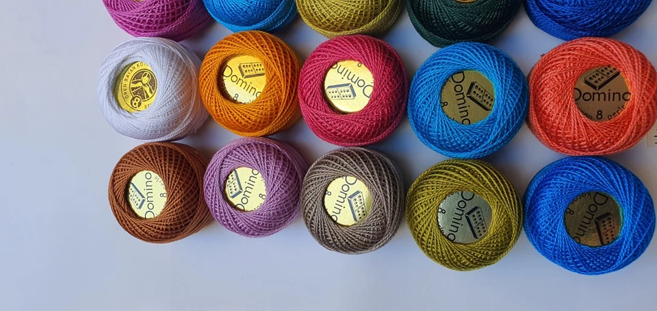 15 Balls Perle Cotton No:8 Embroidery Thread in Assrtd 15 different colours #6 - Image 3 of 4