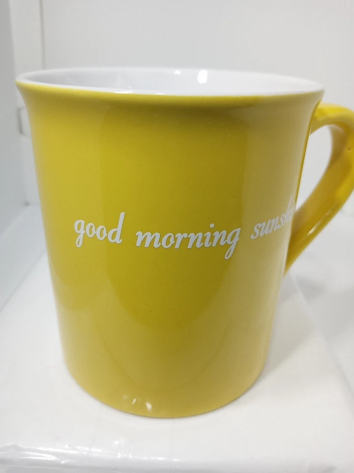 TAZA GOOD MORNING SUNSHINE. TAZA DE CAFÉ BUENOS DÍAS. TAZA DE SALUDOS POSITIVOS. B392 Foto 2 de 4