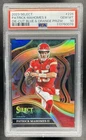 2023 Select Patrick Mahomes II Blue and Orange Prizm Die Cut Club #/35 PSA 10