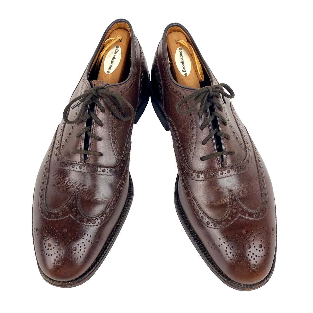 Church\'s Custom Grade Oxford Brogue Luxury Shoes Men\'s 10.5 C Brown Lace Up Fine Church main image 3