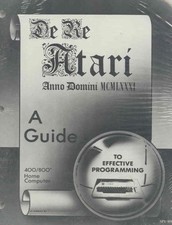 DE RE Atari Programming Giude 800/XL/XE NEW S...