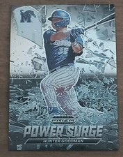 2021 Panini Prizm Draft Picks Power Surge Silver Prizm #5 Hunter Goodman RC