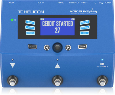 TC-Helicon VoiceLive Play Vocal Effect Processor Pedal