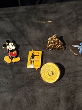 Antique Vintage Lot 5 Mickey Mouse Black Maria Pins Washington Egyptian Blue 