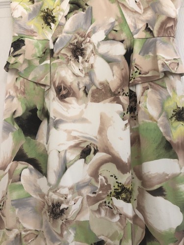 Karen Millen Floral Pencil Midi Dress Women’s UK 14/US 10/ EU 42 - Picture 2 of 4